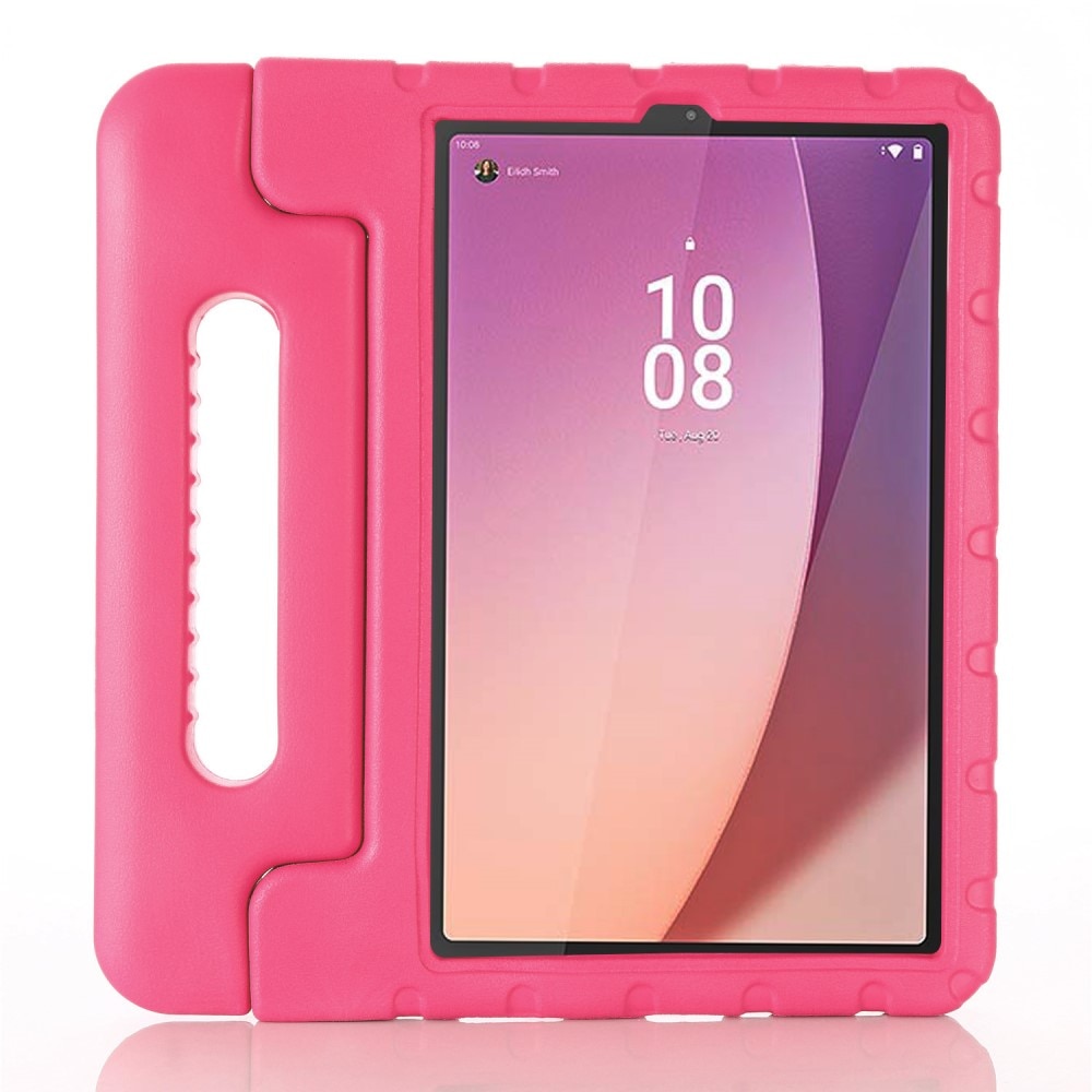 Lenovo Tab M9 Schutzhülle Kinder mit Kickständer EVA rosa