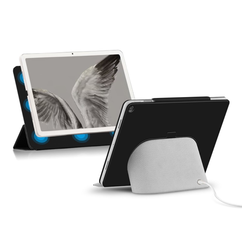 Google Pixel Tablet Schutzhülle Tri-Fold Magnetic Case schwarz