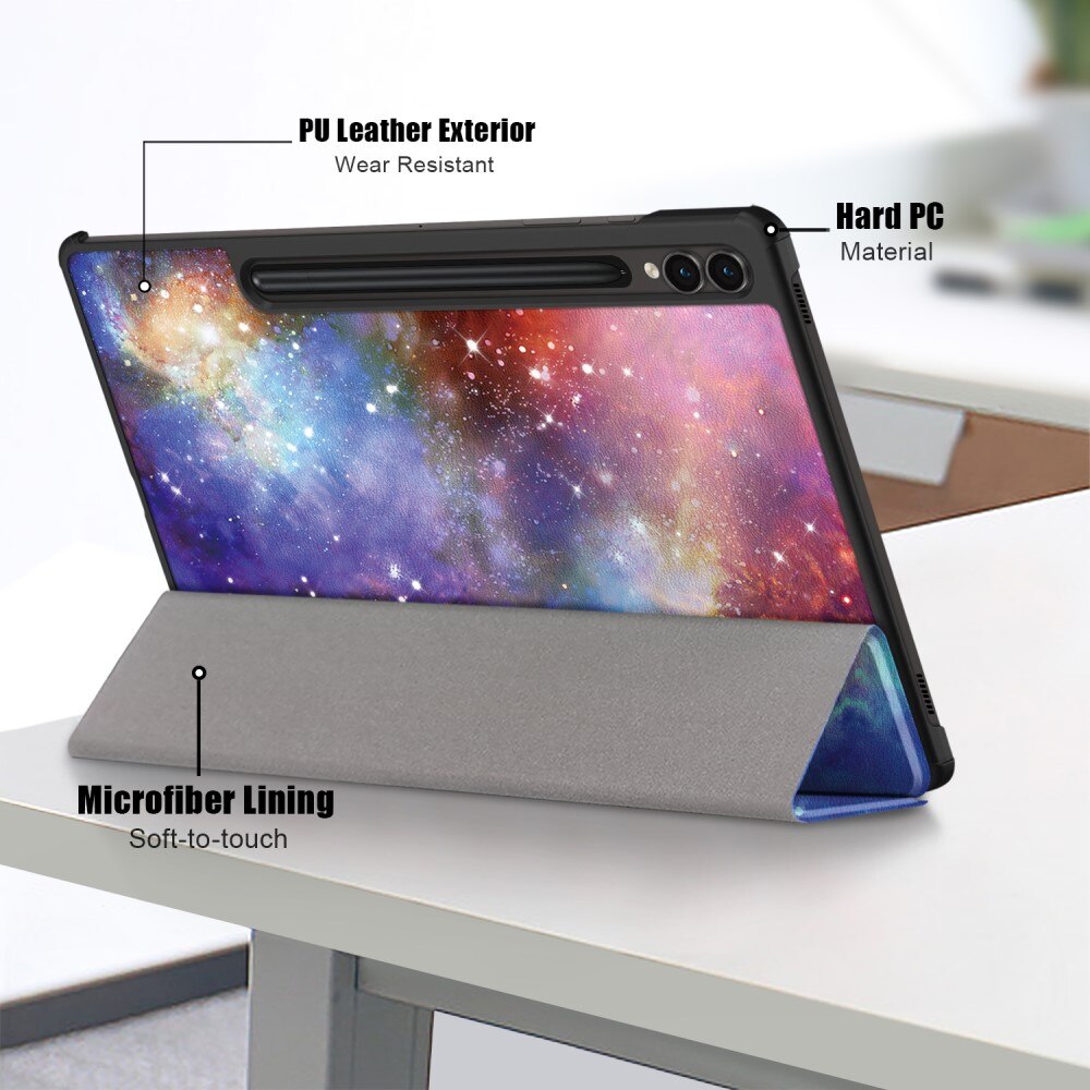 Samsung Galaxy Tab S9 Plus Schutzhülle Tri-Fold Case, Space