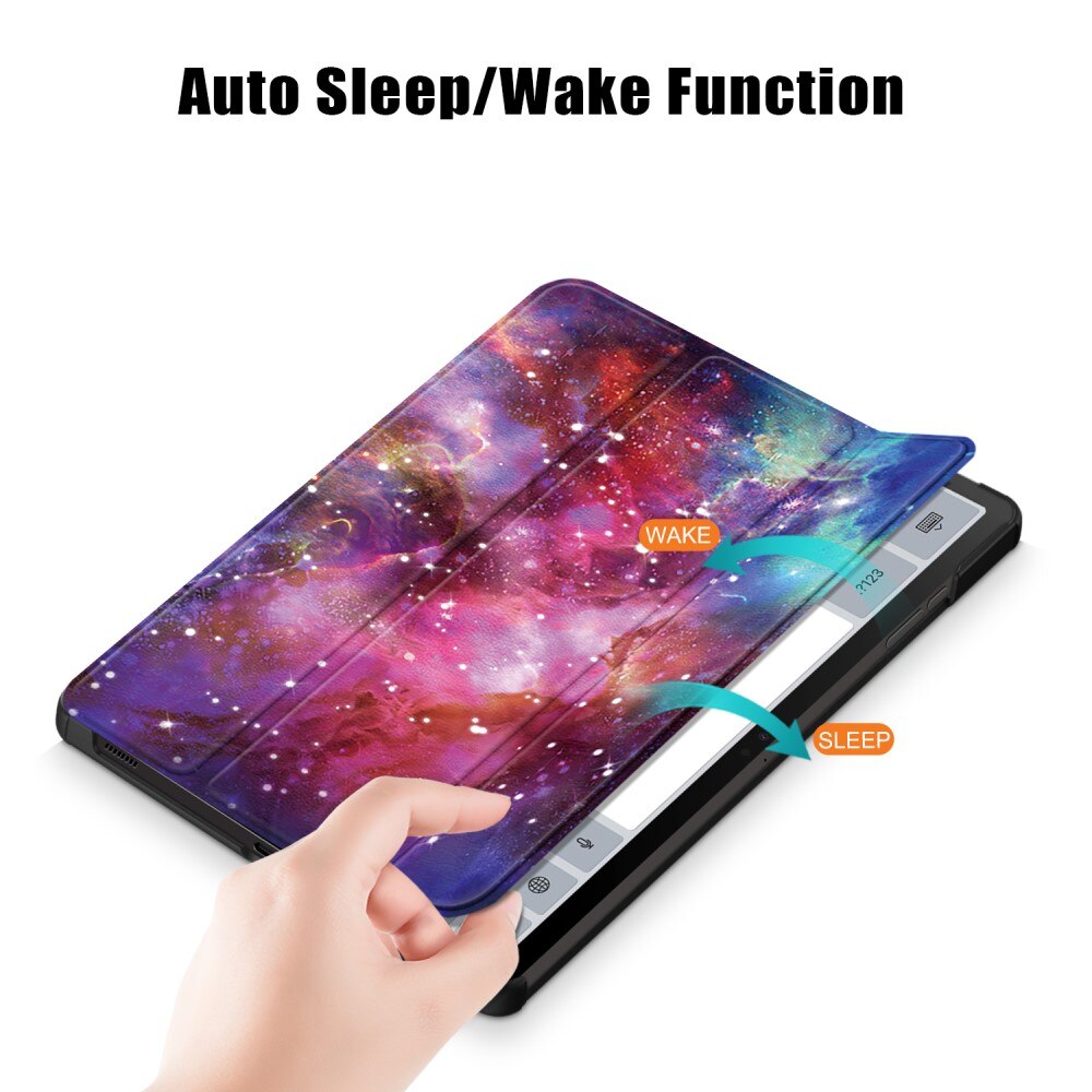 Samsung Galaxy Tab S9 Plus Schutzhülle Tri-Fold Case, Space