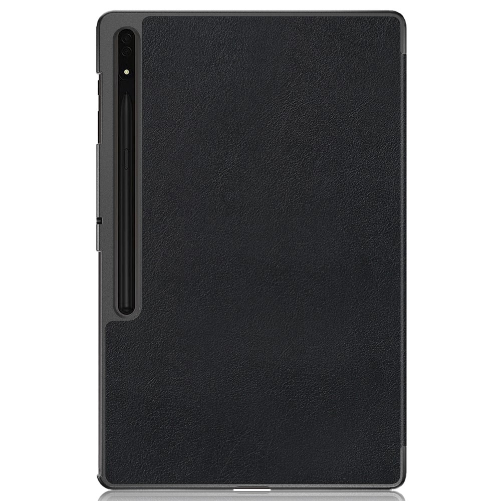 Samsung Galaxy Tab S9 Ultra Schutzhülle Tri-Fold Case schwarz