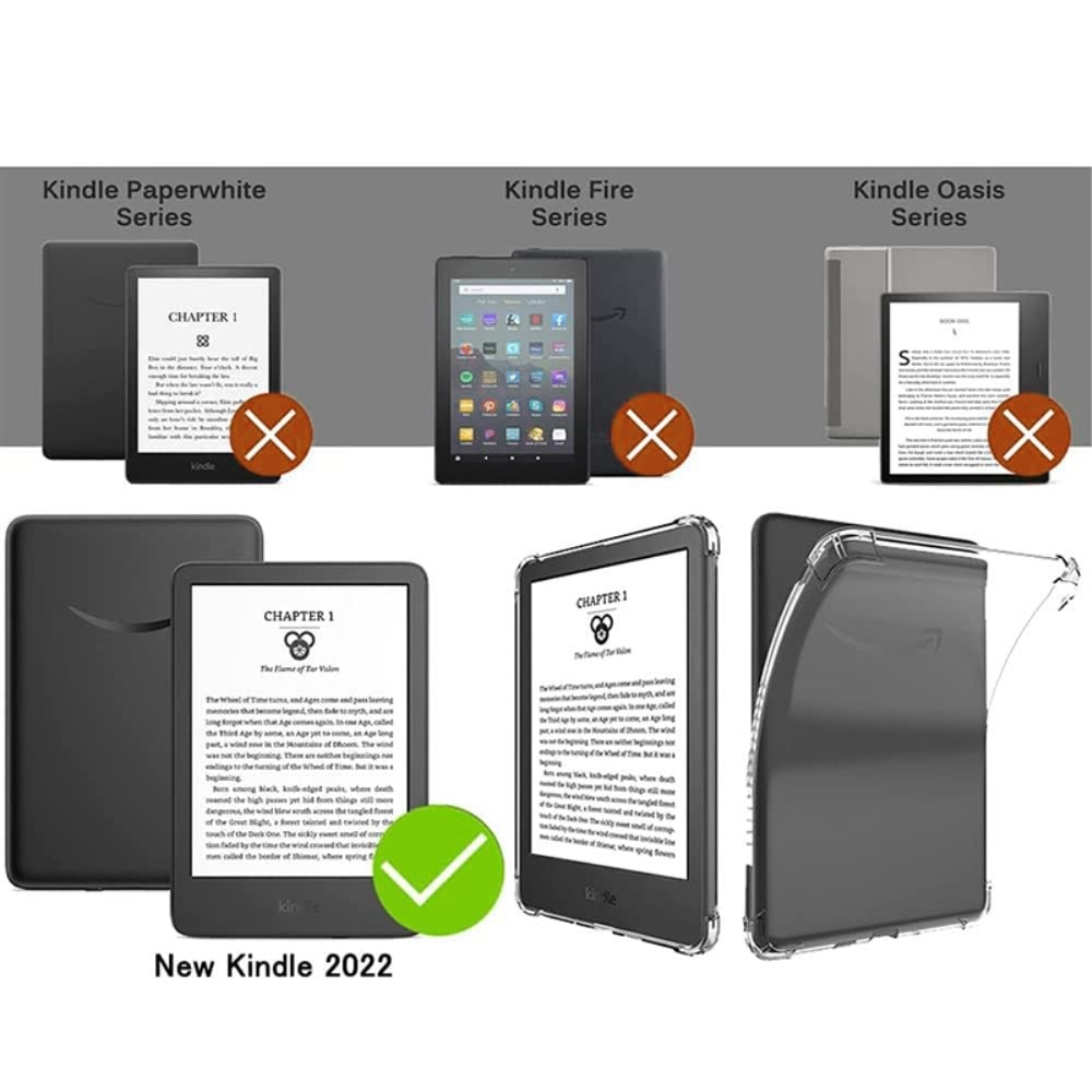 Amazon Kindle 6" (2022) Hülle transparent