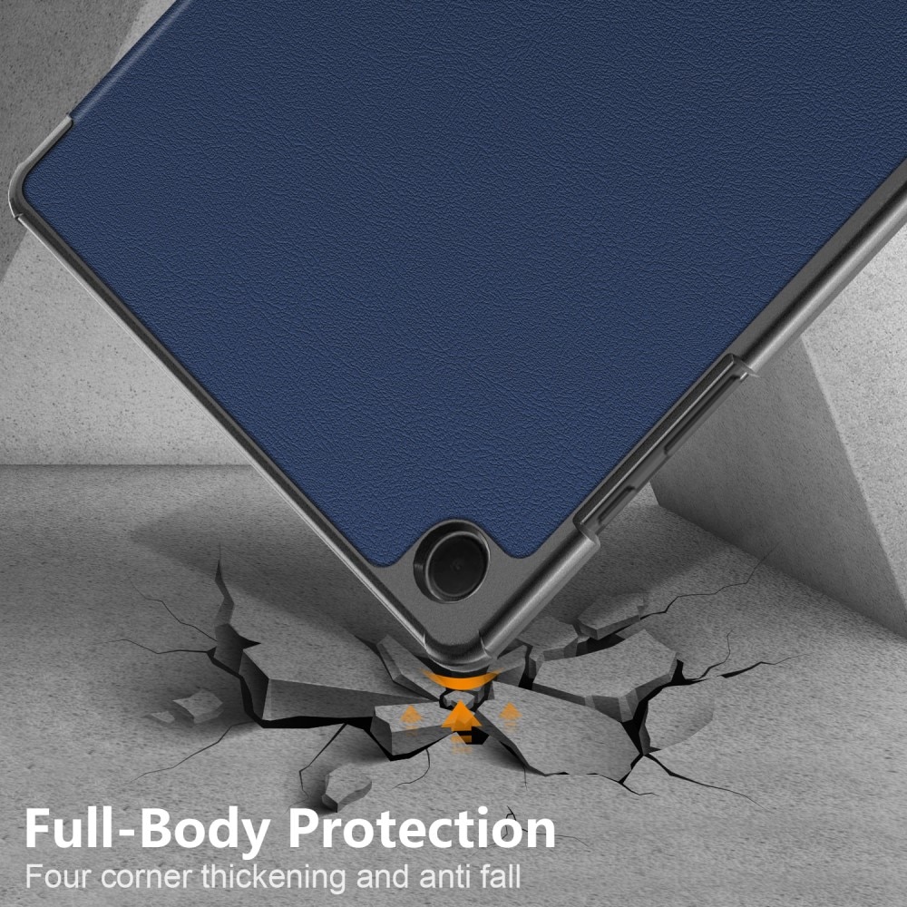 Samsung Galaxy Tab A9 Plus Schutzhülle Tri-Fold Case blau