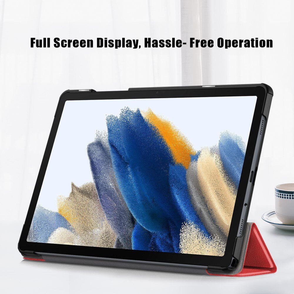 Samsung Galaxy Tab A9 Plus Schutzhülle Tri-Fold Case rot