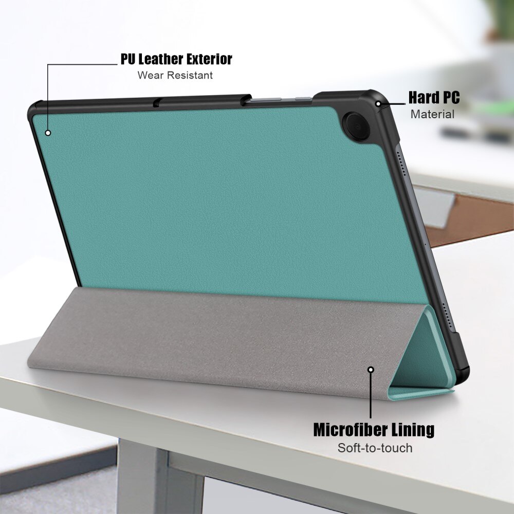 Samsung Galaxy Tab A9 Plus Schutzhülle Tri-Fold Case grün