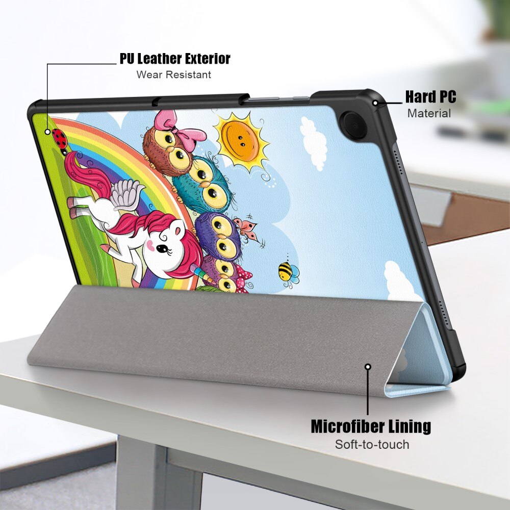 Samsung Galaxy Tab A9 Plus Tri-Fold Case Schutzhülle Mehrfarbig/muster