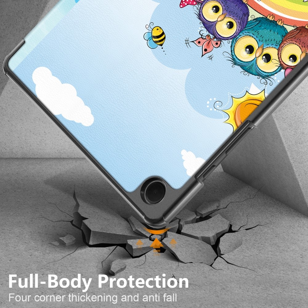 Samsung Galaxy Tab A9 Plus Tri-Fold Case Schutzhülle Mehrfarbig/muster