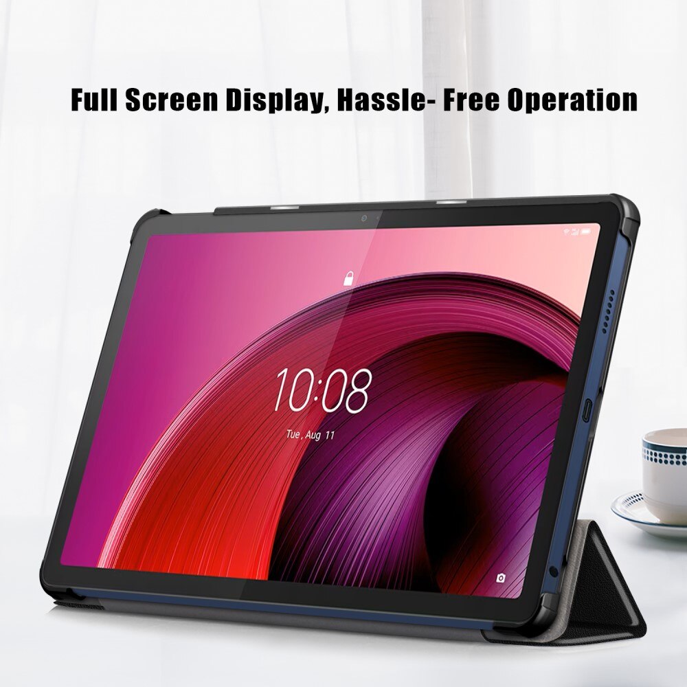 Lenovo Tab M10 5G Schutzhülle Tri-Fold Case schwarz