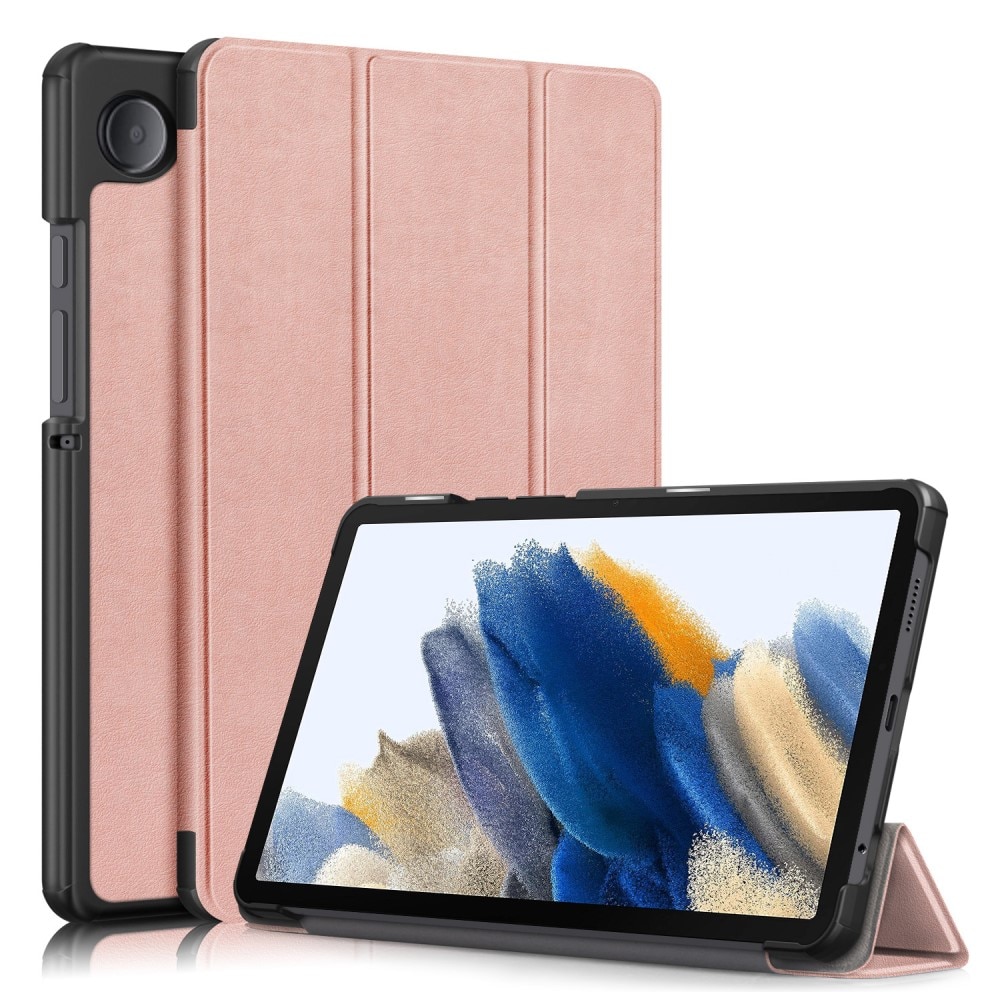 Samsung Galaxy Tab A9 Schutzhülle Tri-Fold Case roségold