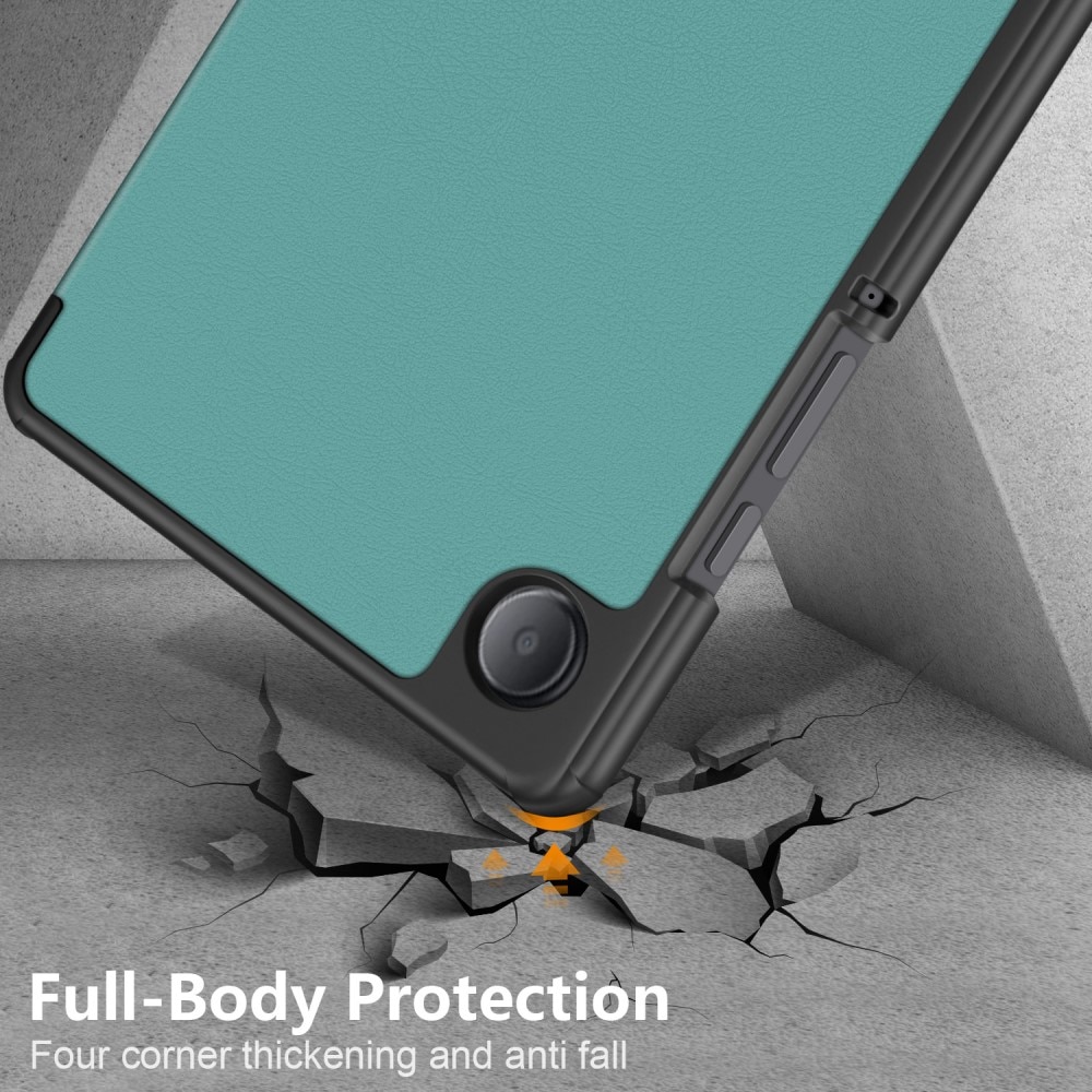 Samsung Galaxy Tab A9 Schutzhülle Tri-Fold Case grün