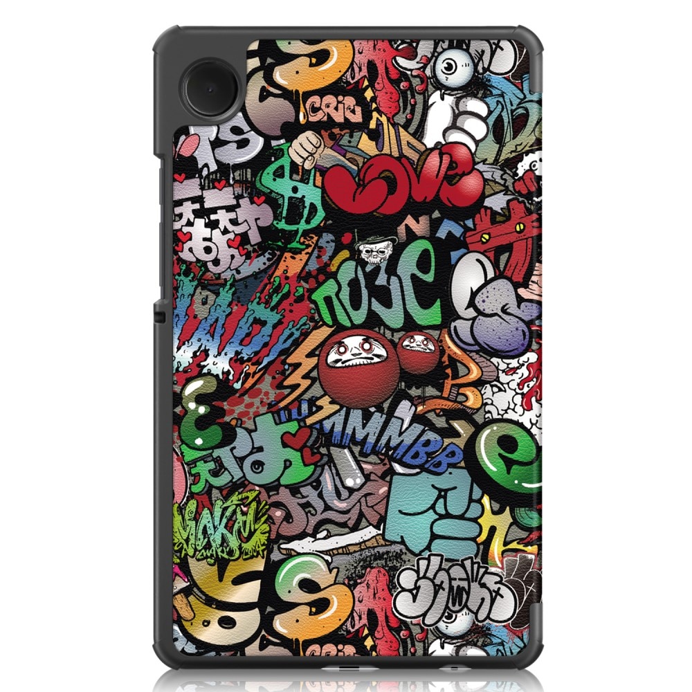 Samsung Galaxy Tab A9 Schutzhülle Tri-Fold Case Graffiti