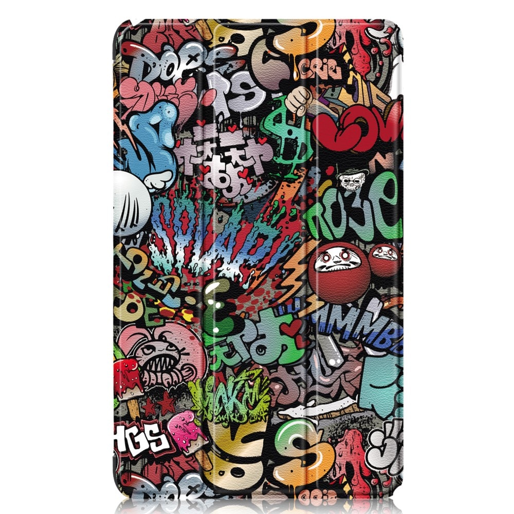 Samsung Galaxy Tab A9 Schutzhülle Tri-Fold Case Graffiti