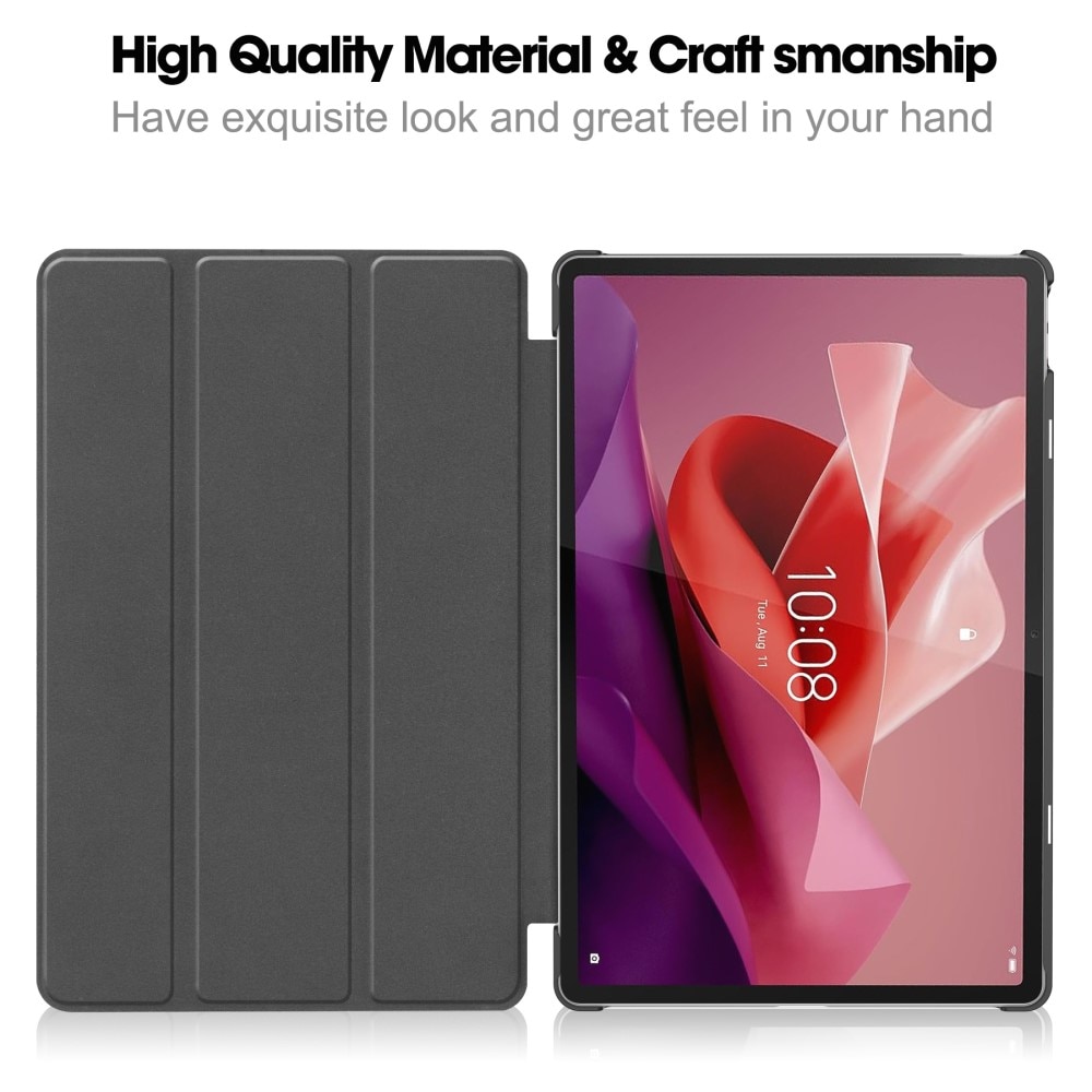 Lenovo Tab P12 Tri-Fold Case Schutzhülle mit Touchpen-Halter Schwarz