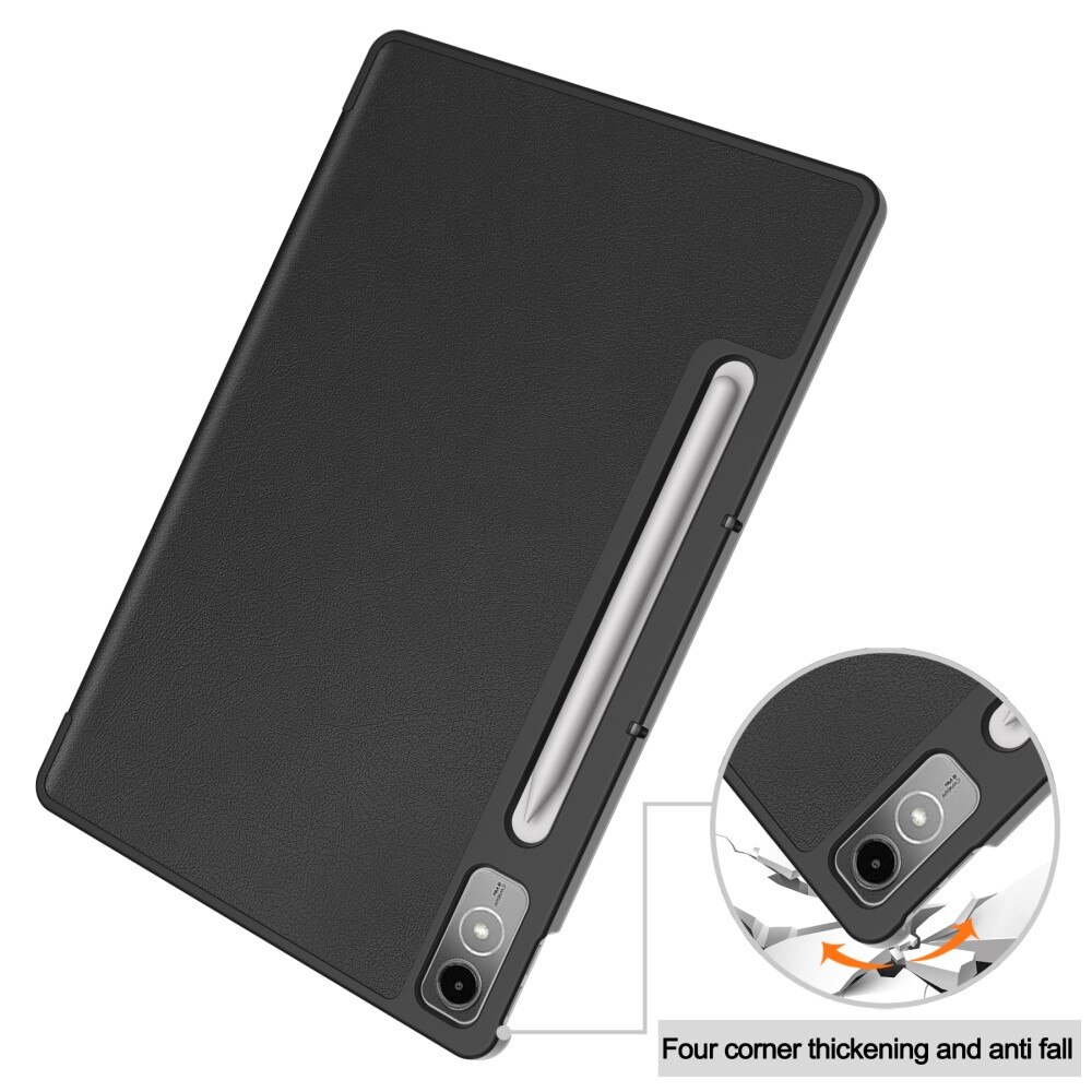 Lenovo Tab P12 Tri-Fold Case Schutzhülle mit Touchpen-Halter Schwarz