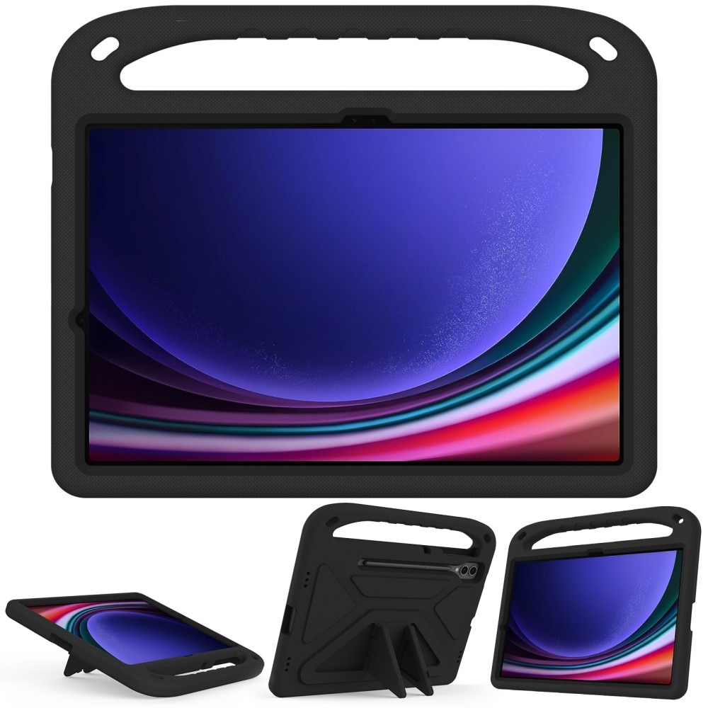 EVA-Hülle für Samsung Galaxy Tab S7 Plus  mit Haltegriff schwarz