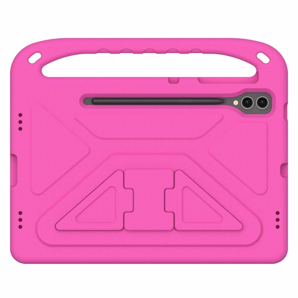 EVA-Hülle für Samsung Galaxy Tab S9 Plus  mit Haltegriff rosa