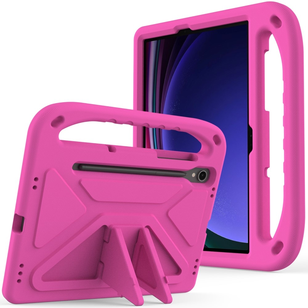 EVA-Hülle für Samsung Galaxy Tab S9 mit Haltegriff rosa