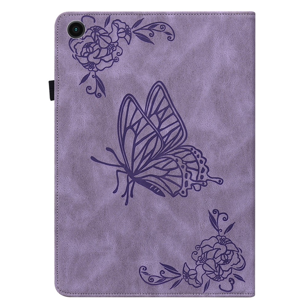 Samsung Galaxy Tab A9 Handytasche Schmetterling lila