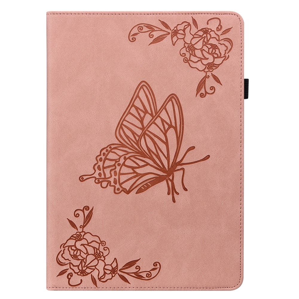 Samsung Galaxy Tab A9 Handytasche Schmetterling rosa