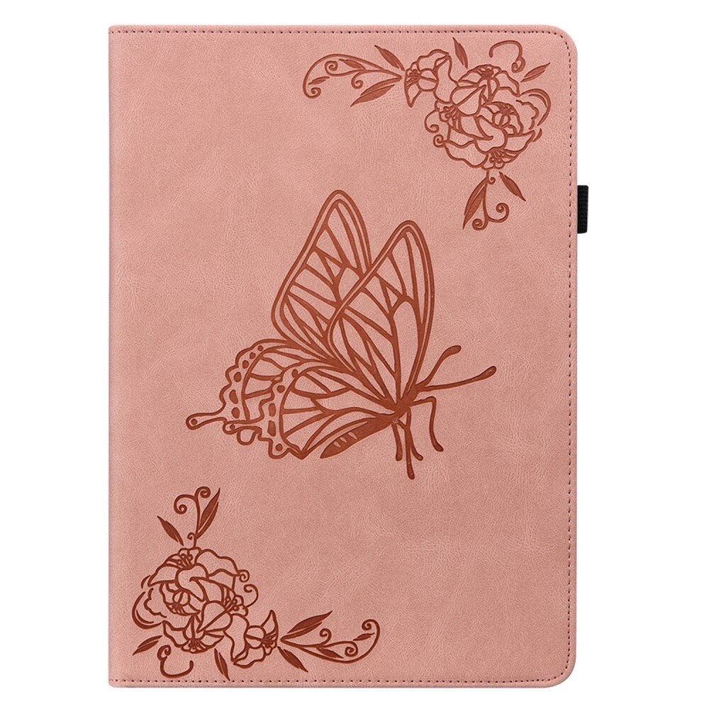 Lenovo Tab P12 Handytasche Schmetterling rosa