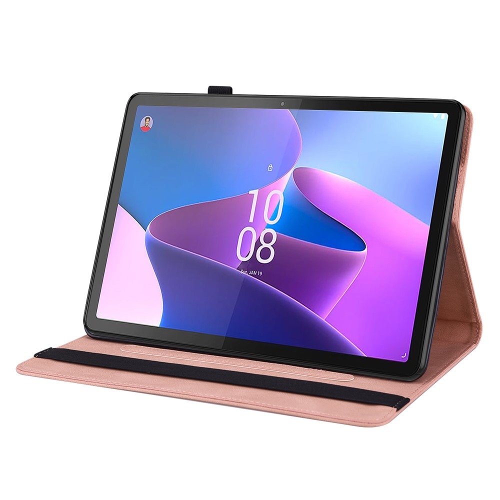 Lenovo Tab P12 Handytasche Schmetterling rosa