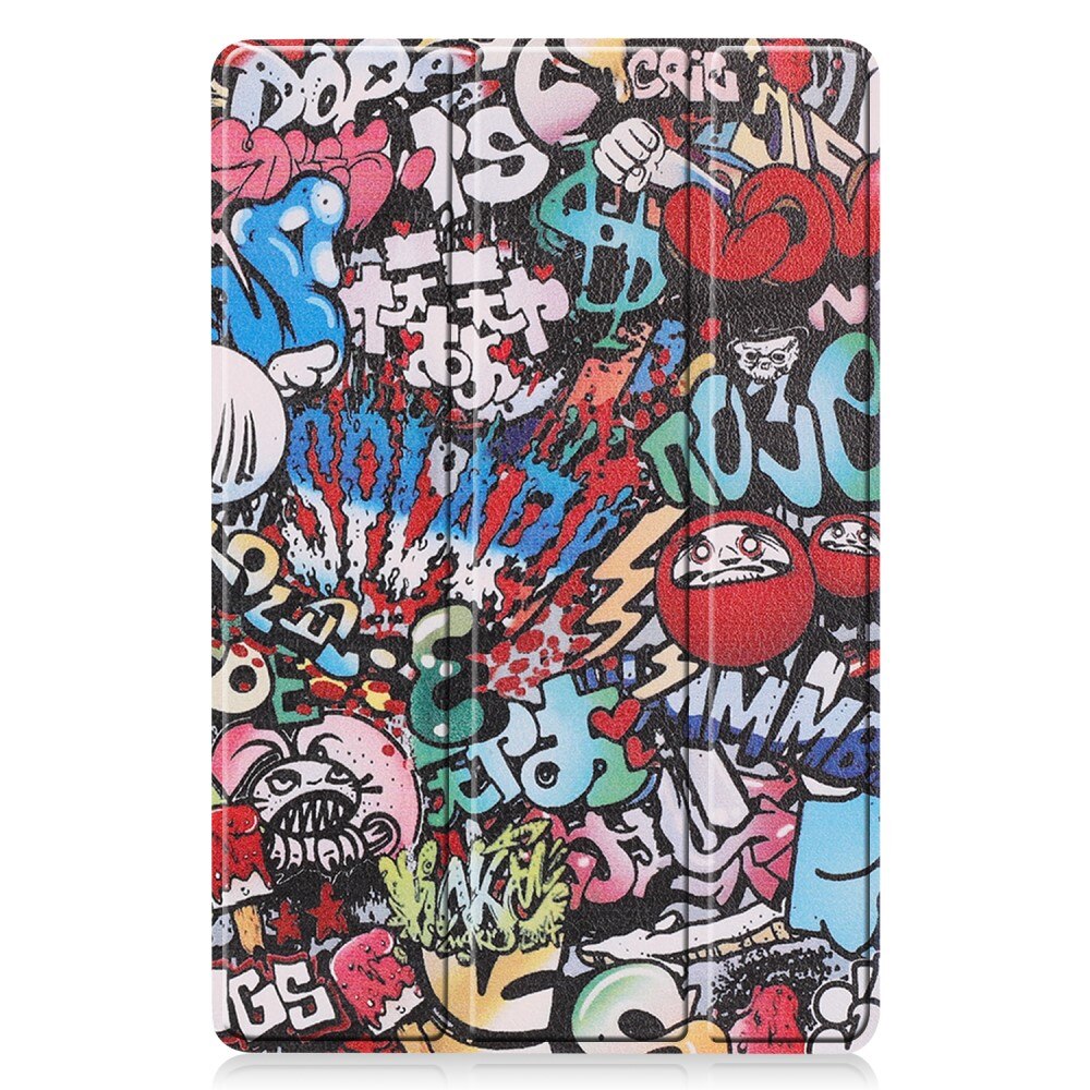 Samsung Galaxy Tab S9 FE Tri-Fold Case Schutzhülle Graffiti