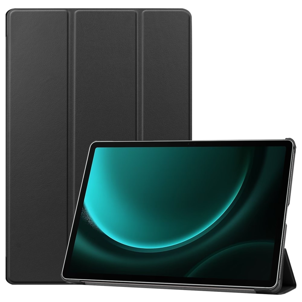 Samsung Galaxy Tab S9 FE Plus Schutzhülle Tri-Fold Case schwarz