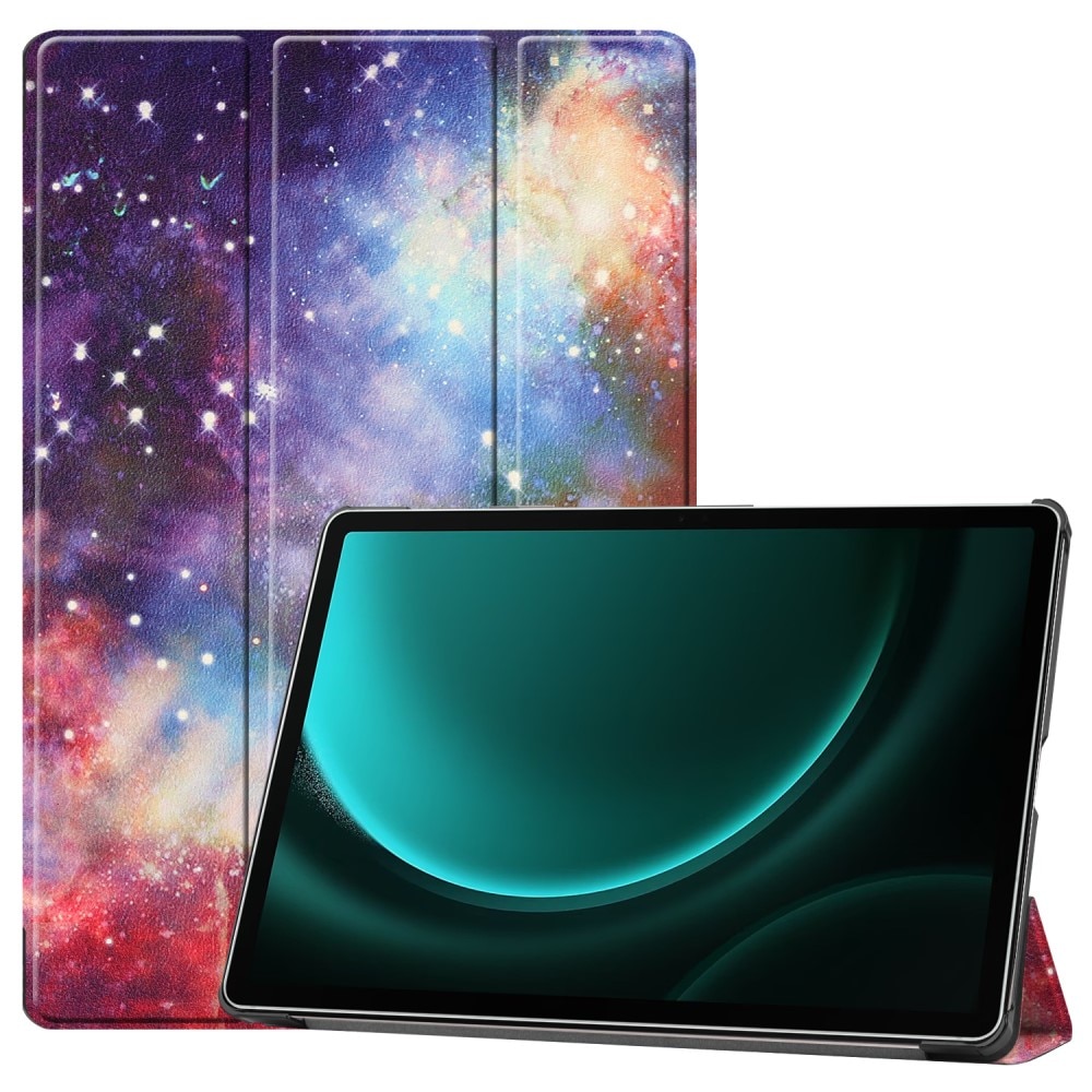 Samsung Galaxy Tab S9 FE Plus Schutzhülle Tri-Fold Case Space