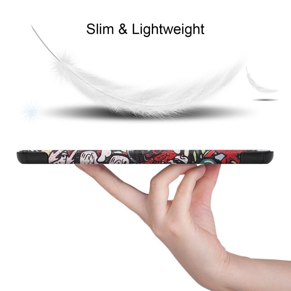 Samsung Galaxy Tab S9 FE Plus Tri-Fold Case Schutzhülle Mehrfarbig/muster