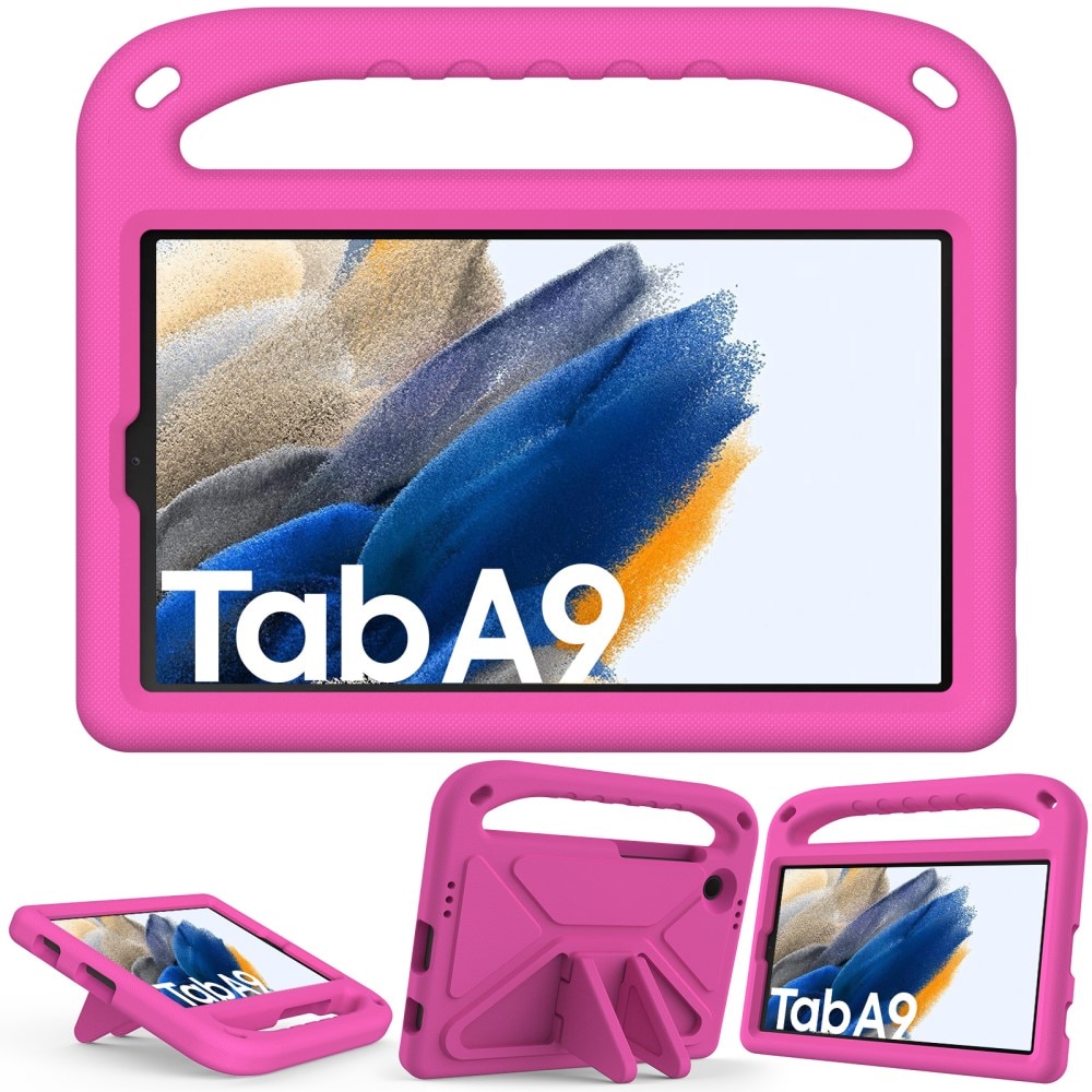 EVA-Hülle für Samsung Galaxy Tab A9 mit Haltegriff rosa