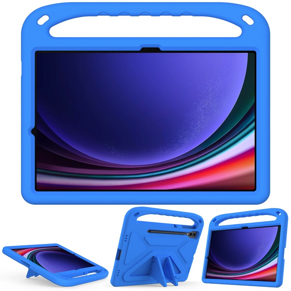 EVA-Hülle für Samsung Galaxy Tab S9 FE Plus mit Haltegriff blau