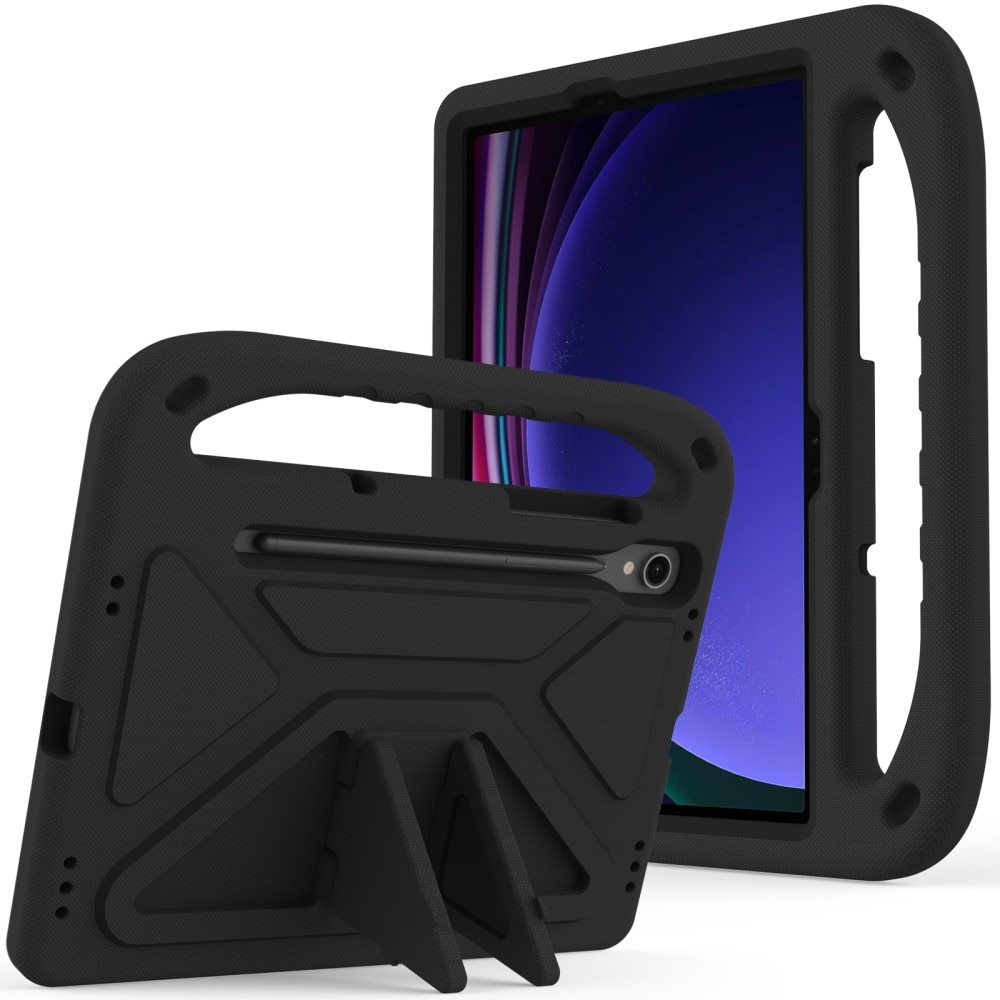 EVA-Hülle für Samsung Galaxy Tab S9 FE mit Haltegriff schwarz