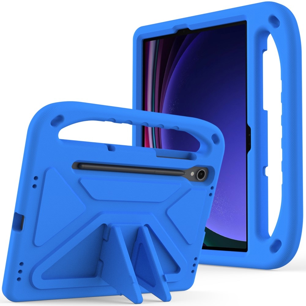 EVA-Hülle für Samsung Galaxy Tab S9 FE mit Haltegriff blau