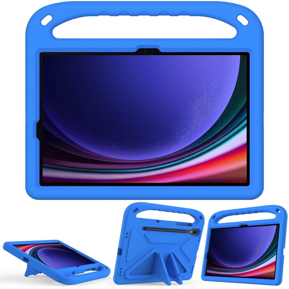EVA-Hülle für Samsung Galaxy Tab S9 FE mit Haltegriff blau