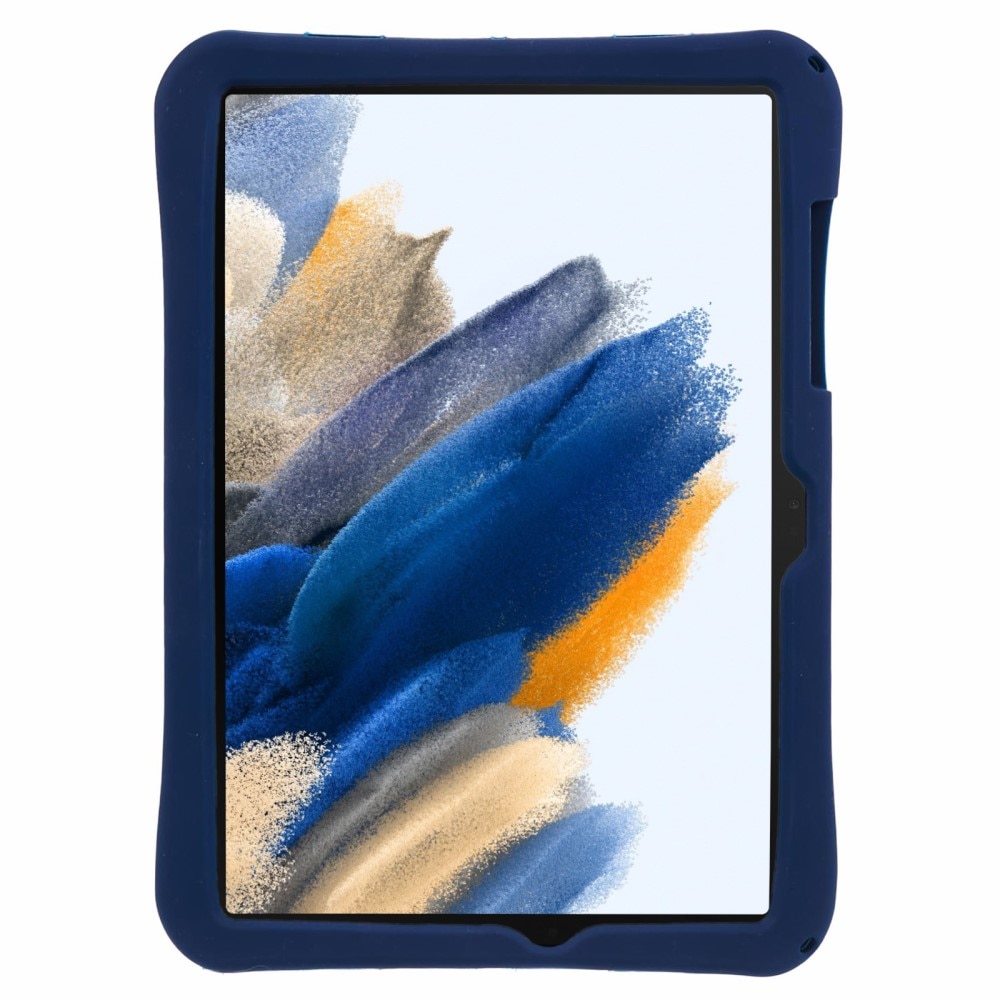 Samsung Galaxy Tab A8 Hülle Astronaut mit Ständer und Schultergurt blau