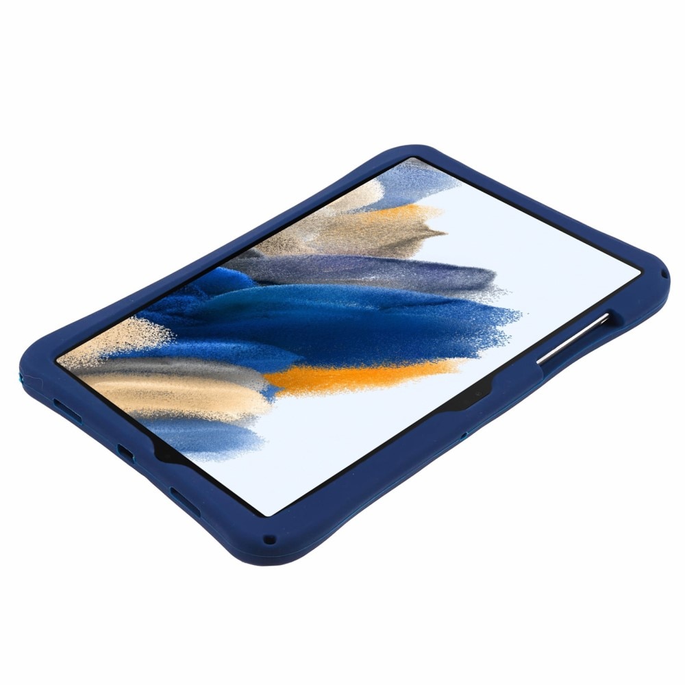 Samsung Galaxy Tab A8 Hülle Astronaut mit Ständer und Schultergurt blau