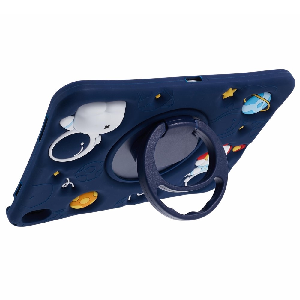 iPad 10.9 10th Gen (2022) Hülle Astronaut mit Ständer und Schultergurt blau