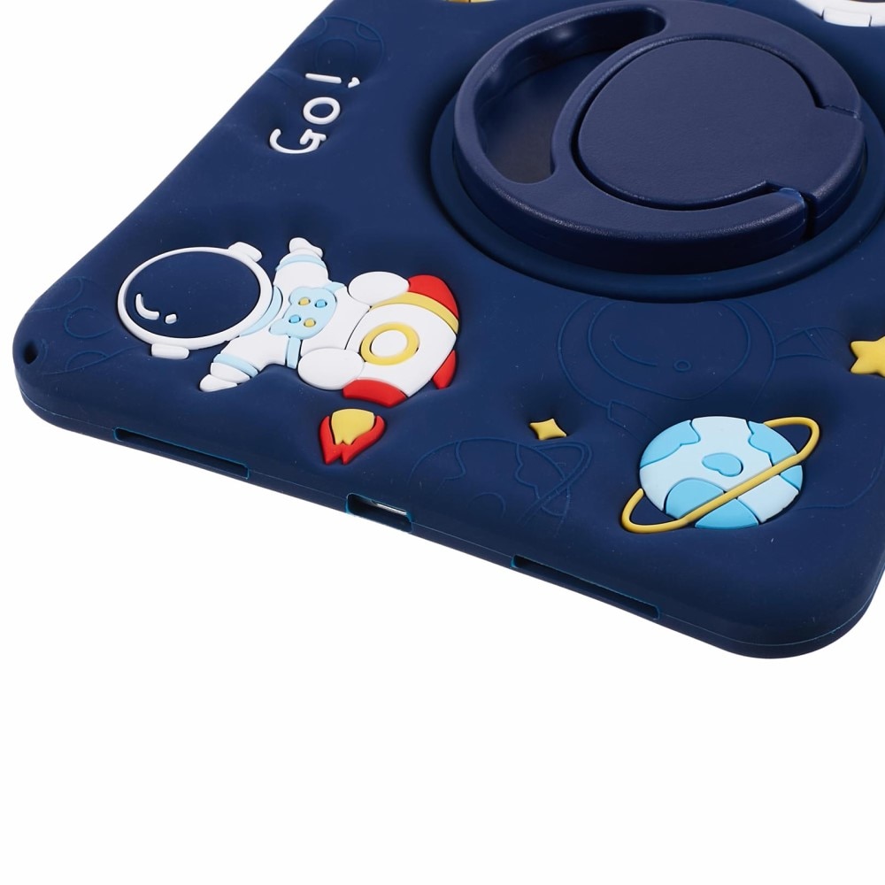 iPad 10.9 10th Gen (2022) Hülle Astronaut mit Ständer und Schultergurt blau