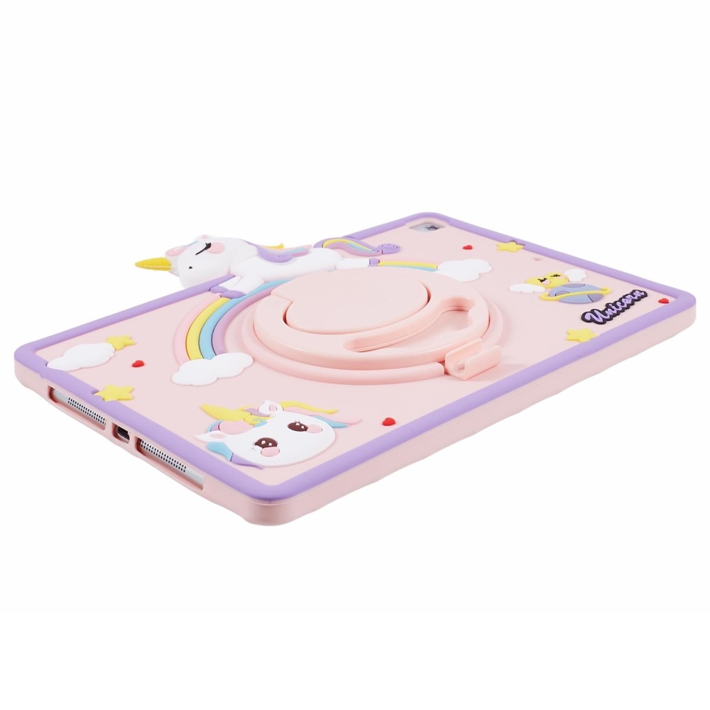 iPad Air 9.7 1st Gen (2013) Hülle Einhorn mit Ständer rosa