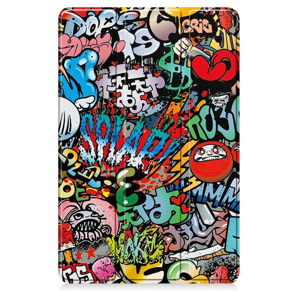 Lenovo Tab M11 Schutzhülle Tri-Fold Case Graffiti