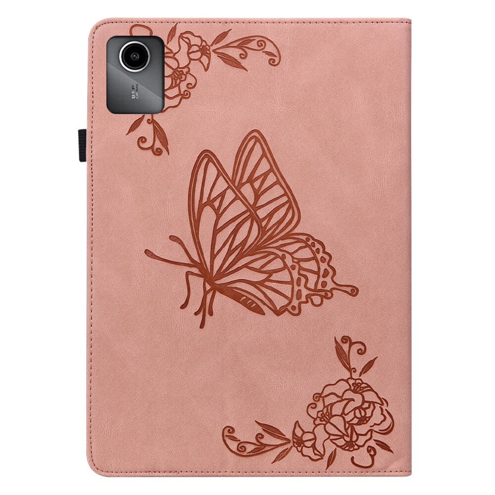 Lenovo Tab M11 Handytasche Schmetterling rosa