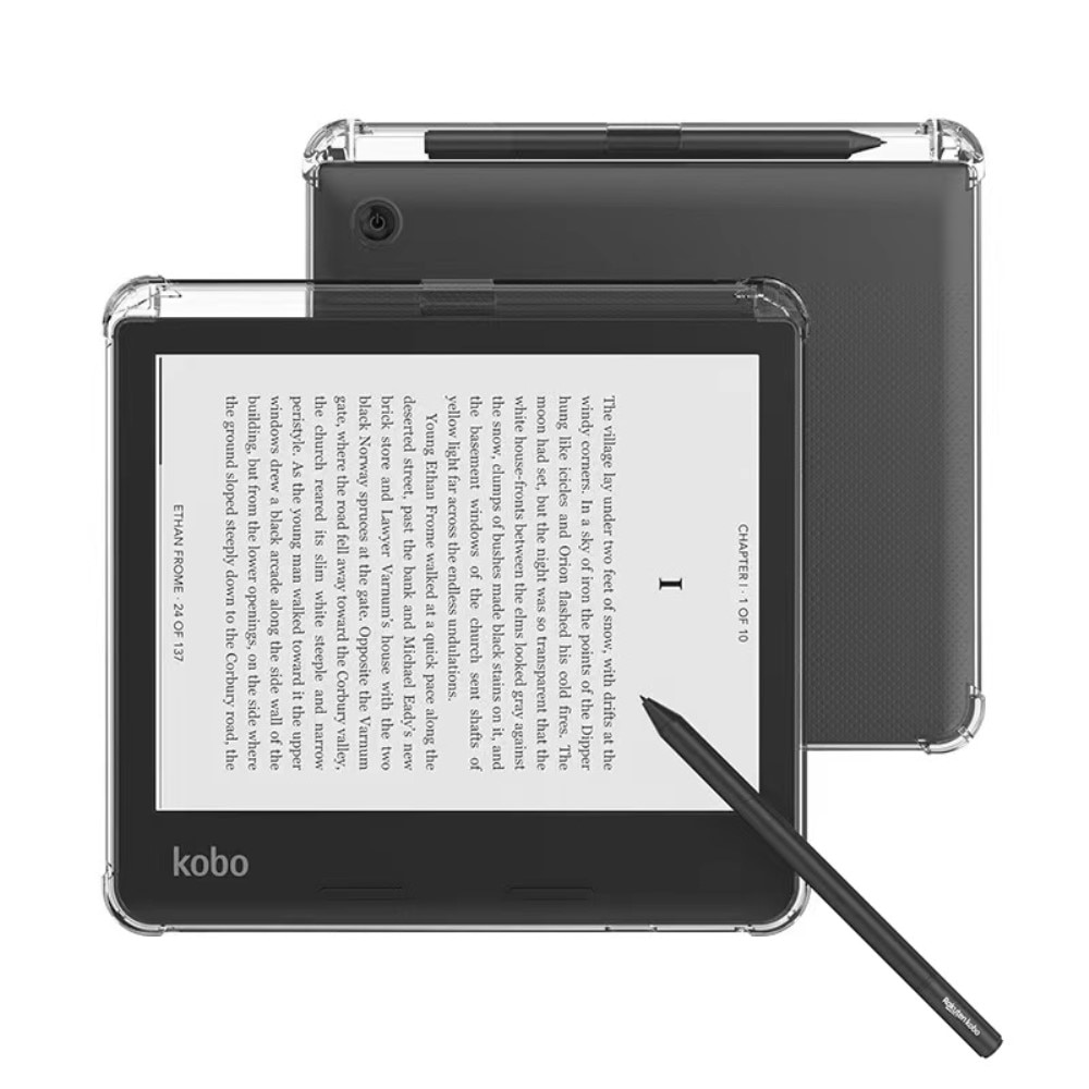 Kobo Sage Hülle mit Touchpen-Halter transparent