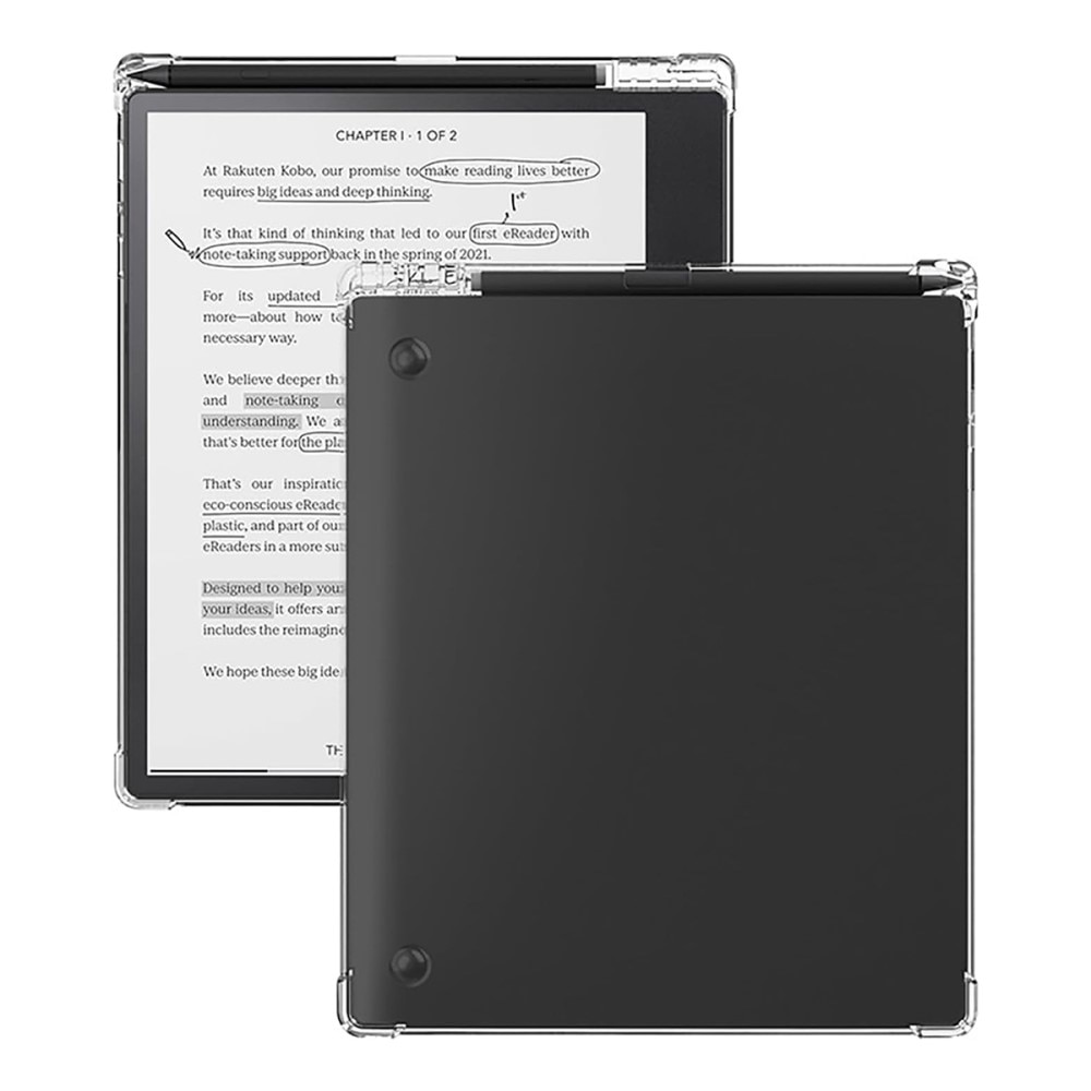 Kobo Elipsa 2E Hülle mit Touchpen-Halter transparent