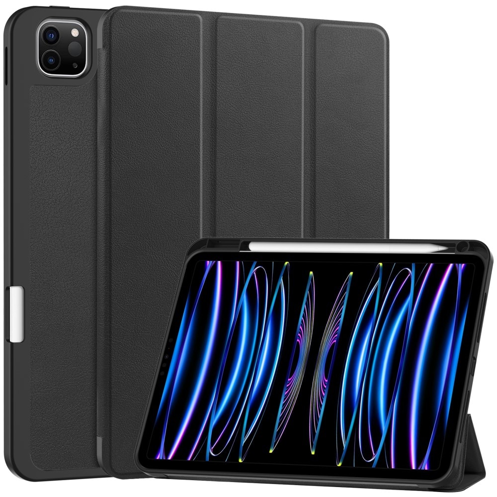 iPad Pro 11 5th Gen (2024) Tri-Fold Case Schutzhülle mit Touchpen-Halter schwarz