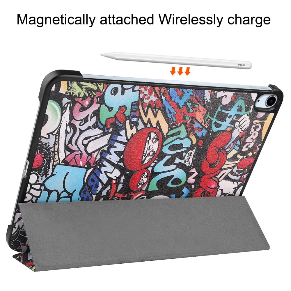 iPad Air 11 6th Gen (2024) Schutzhülle Tri-Fold Case Graffiti