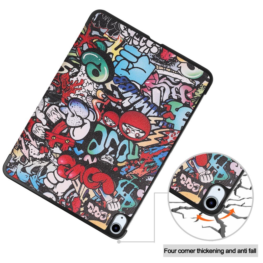 iPad Air 11 6th Gen (2024) Schutzhülle Tri-Fold Case Graffiti