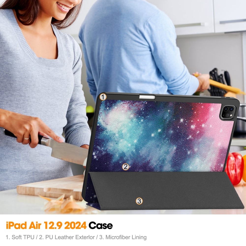 iPad Air 13 (2024) Schutzhülle Tri-Fold Case Space