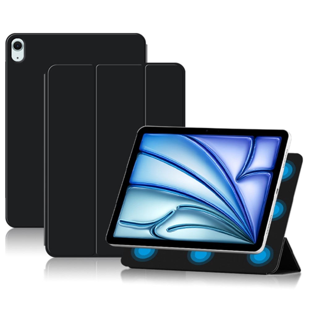 iPad Air 11 6th Gen (2024) Schutzhülle Tri-Fold Magnetic Case schwarz