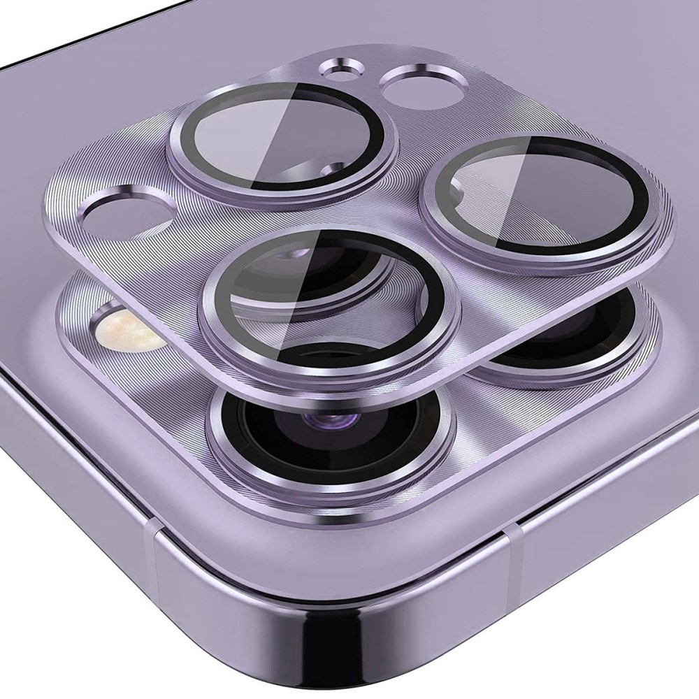 Kameraschutz Aluminium+Panzerglas iPhone 14 Pro/14 Pro Max Lila