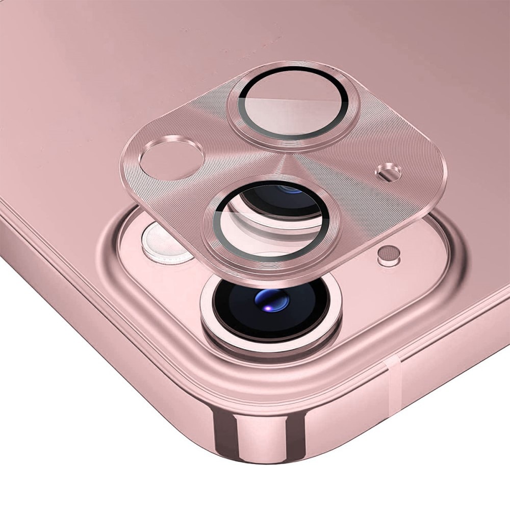 Kameraschutz Aluminium+Panzerglas iPhone 14/14 Plus Rosa